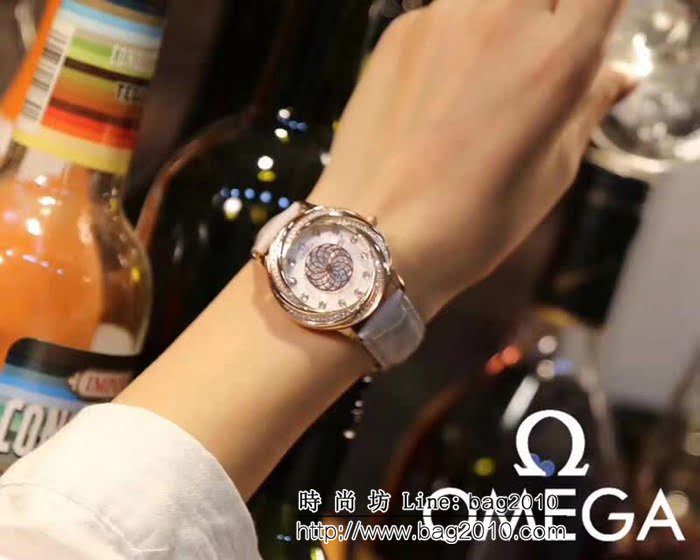 歐米茄OMEGA 時尚水鑽 女士石英腕表 WSS2204